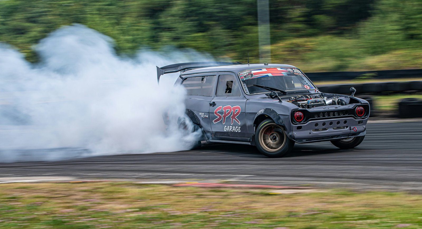 a race car on a track